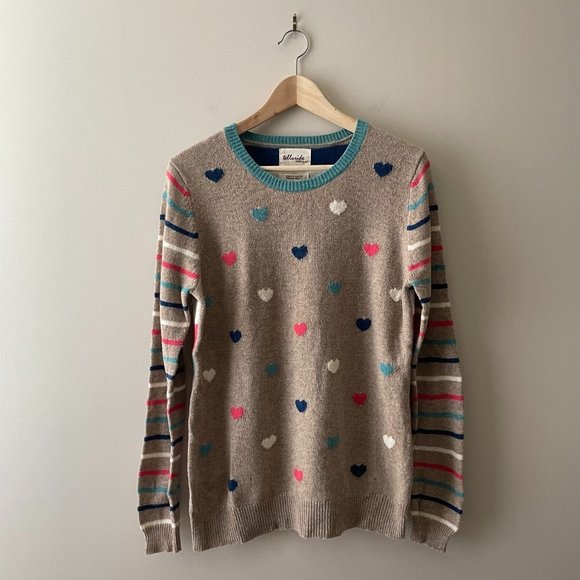 Telluride Sweaters - Telluride | Multicolour Heart Merino Wool Sweater
